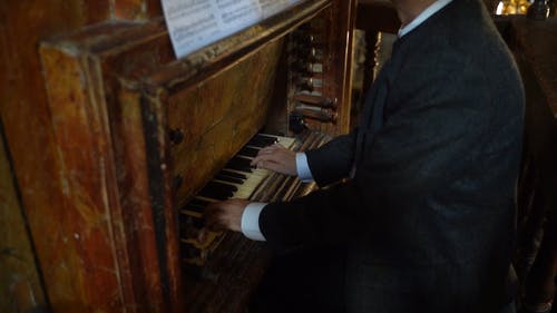有关古典音乐, 弹钢琴, 手的免费素材视频