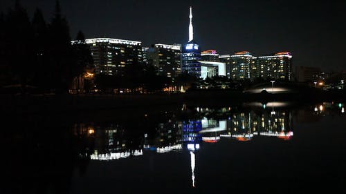 有关反射, 城市, 塔的免费素材视频
