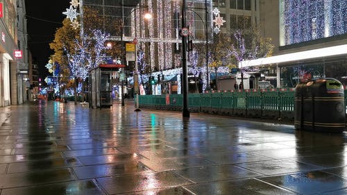 有关下雨, 人, 伦敦市中心的免费素材视频