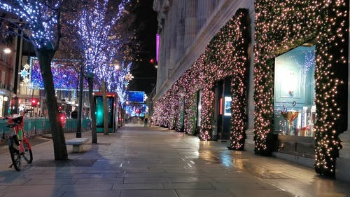 有关伦敦, 商店, 圣诞气氛的免费素材视频