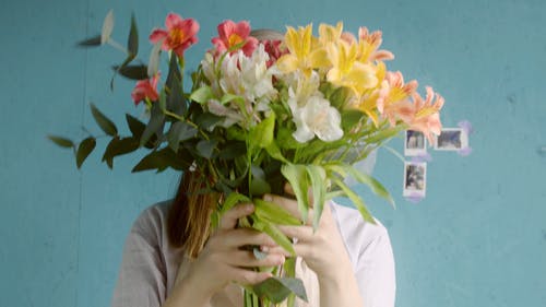 有关一束花, 什锦的, 室内的免费素材视频