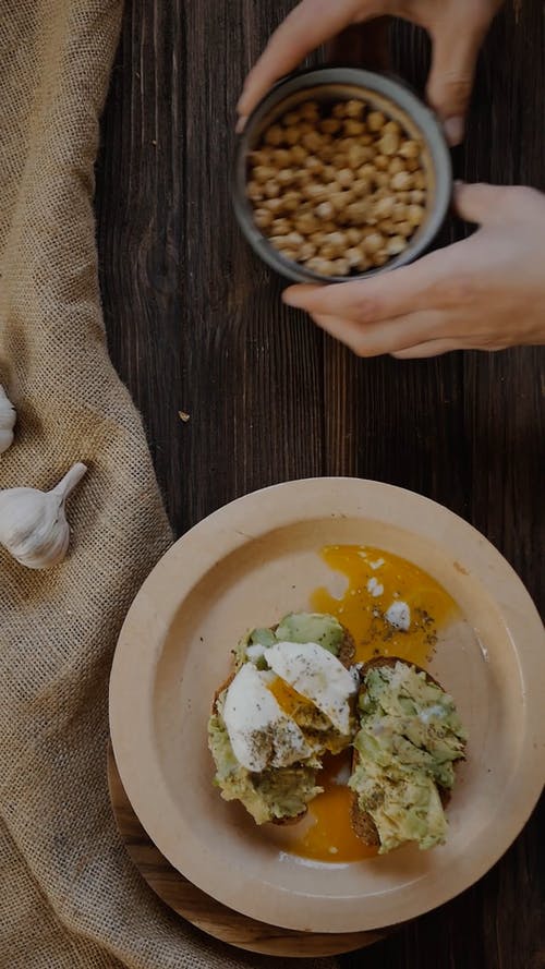 有关Flatlay, 俯视图, 健康的一餐的免费素材视频