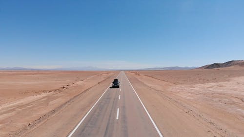 有关交通系统, 沙漠, 空中镜头的免费素材视频