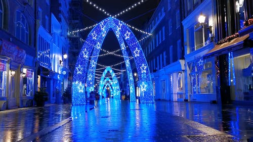 有关伦敦市中心, 公寓建筑, 商业建筑的免费素材视频