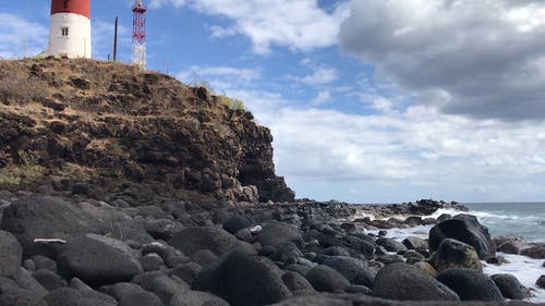 有关天空, 岩石, 岸边的免费素材视频