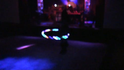有关ダンサフラ, 呼啦圈, 在黑暗中发光的免费素材视频