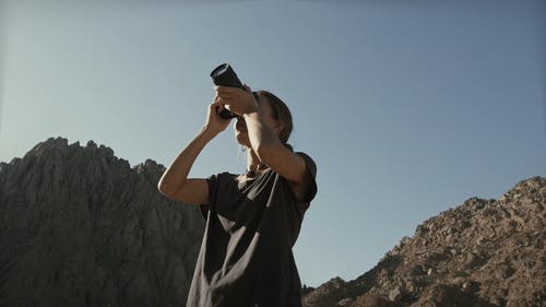有关假期, 可携式, 在沙漠中的早晨的免费素材视频