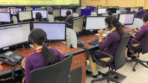 有关呼叫中心办公室, 室内, 工作区的免费素材视频