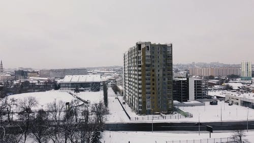 有关下雪, 冬季, 建造的免费素材视频