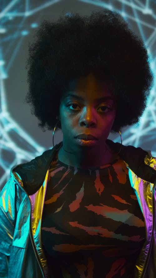 有关动画背景, 垂直视频, 女人的免费素材视频