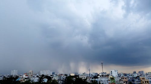 有关下雨, 城市, 多风的免费素材视频