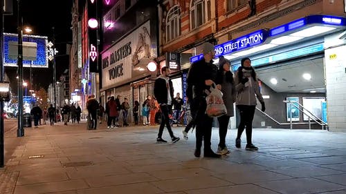 有关人群, 人行道, 伦敦市中心的免费素材视频
