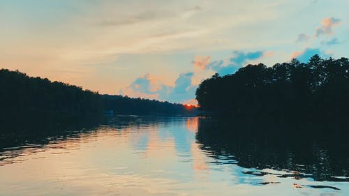 有关优美的风景, 倾斜射击, 剪影的免费素材视频