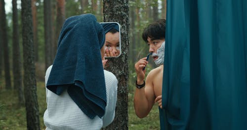 有关一起, 人, 刮胡子的免费素材视频