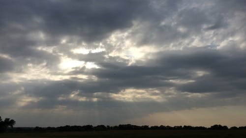 有关多云的天空, 天空, 天空中的云彩的免费素材视频