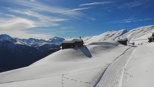 有关bellalp无人机4 k, 下雪的, 冬季的免费素材视频