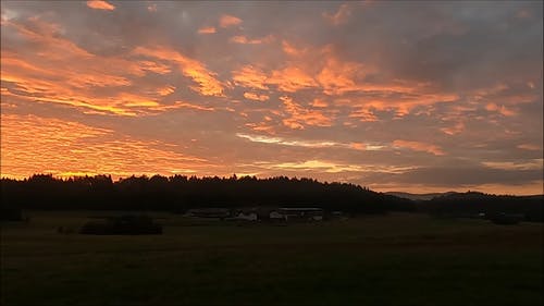有关云背景, 日落, 日落的颜色的免费素材视频