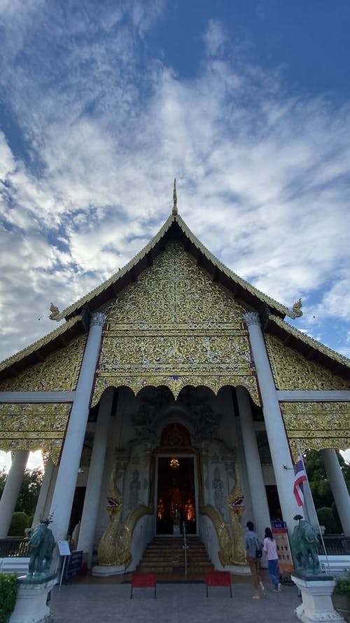 有关低角度拍摄, 佛寺, 佛教的免费素材视频