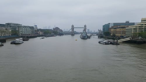 有关伦敦大桥, 伦敦, 吊桥的免费素材视频