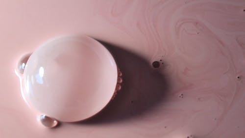 有关涂料, 慢动作, 水泡沫的免费素材视频