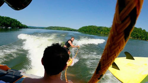 有关wakesurfing, 人, 休闲的免费素材视频