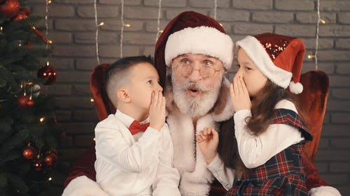有关可爱, 可爱的, 圣诞老人的帽子的免费素材视频