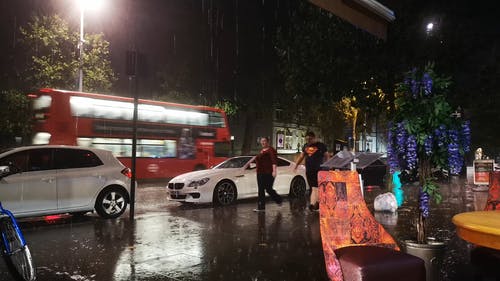 有关下雨, 倾盆大雨, 城市的免费素材视频