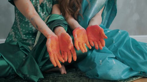 有关传统服装, 刺青的, 手的免费素材视频