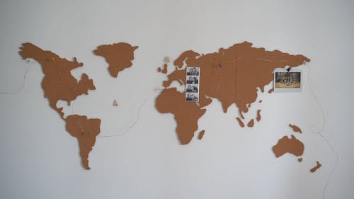 有关世界地图, 回忆, 固定的免费素材视频