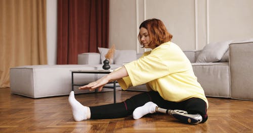 有关仿生的, 伸展, 假腿的免费素材视频