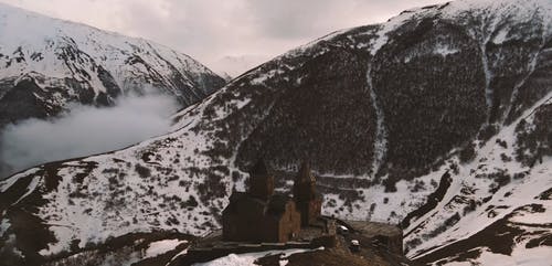 有关下雪的, 丘陵, 全景的免费素材视频