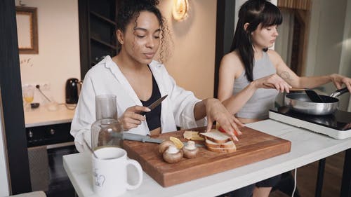 有关一对, 乳酪, 享受的免费素材视频