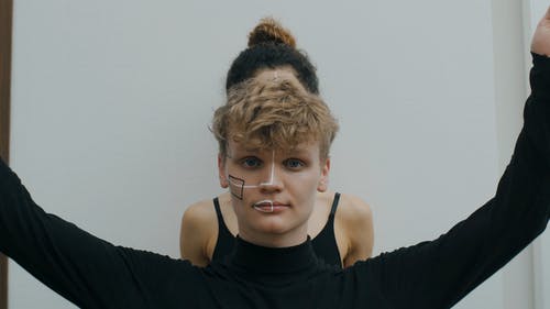 有关人, 低角度拍摄, 创意化妆的免费素材视频