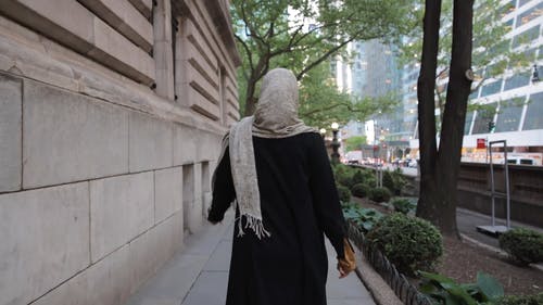 有关人行道, 伊斯兰, 回头看的免费素材视频