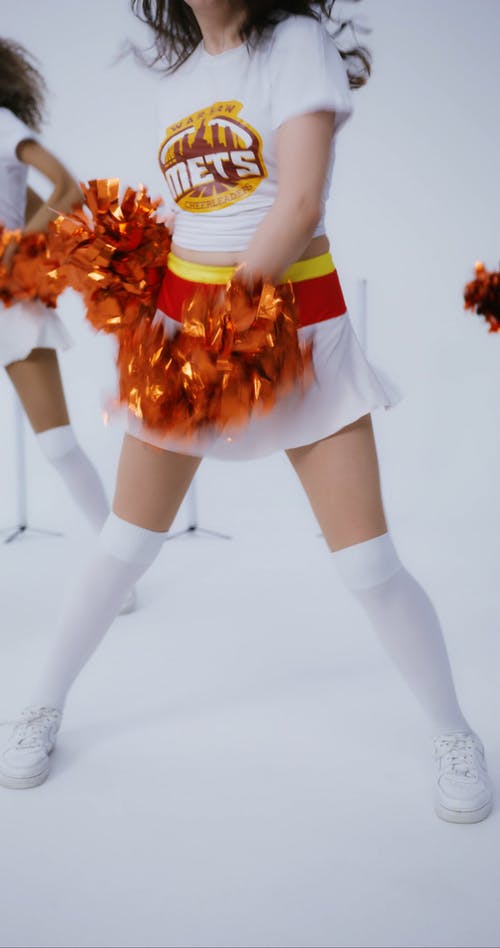 有关制服, 啦啦队, 垂直视频的免费素材视频