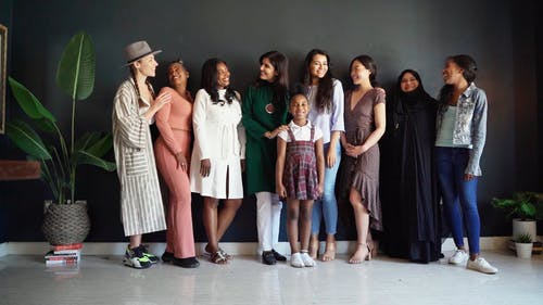 有关一起, 休闲装, 多元文化的免费素材视频