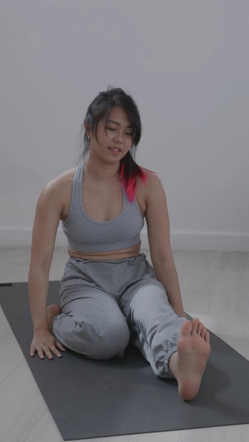 有关健身, 垂直视频, 女人的免费素材视频