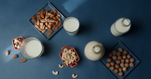 有关Flatlay, 一杯牛奶, 健康的免费素材视频