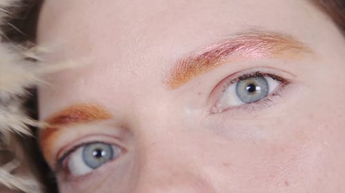 有关凝视, 女人, 极端的特写的免费素材视频