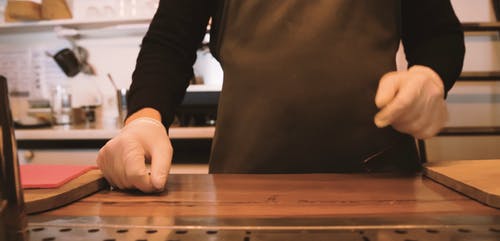 有关不锈钢, 乳胶手套, 雇员的免费素材视频