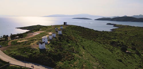 有关山, 岸边, 岛的免费素材视频