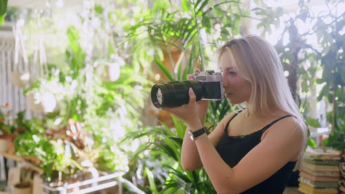 有关人, 单反相机, 女人的免费素材视频