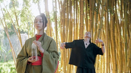 有关一对, 传统服装, 和服的免费素材视频