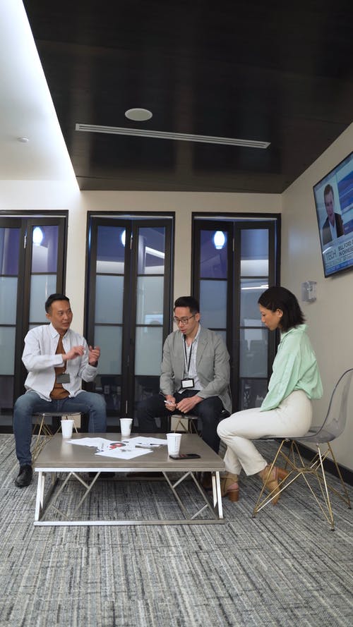 有关同事, 团队合作, 坐的免费素材视频