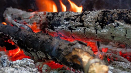 有关升火的木柴, 壁炉, 射球门的免费素材视频
