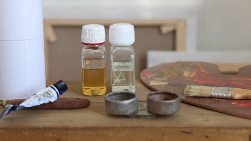 有关容器, 油漆管, 特写的免费素材视频