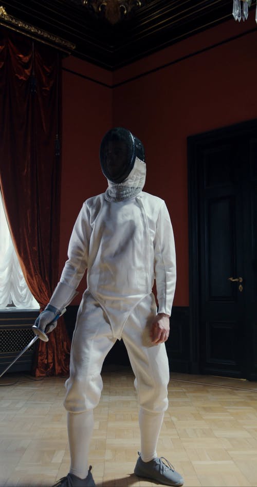 有关人, 击剑, 制服的免费素材视频