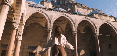 有关博物馆, 地标, 女人的免费素材视频