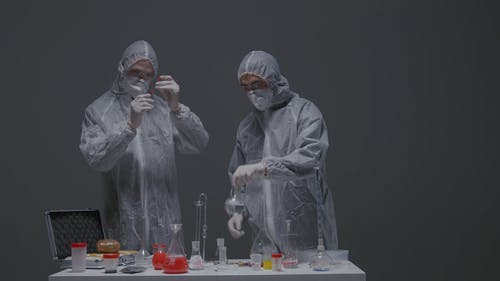 有关＃室内, 专业人士, 个人防护服的免费素材视频