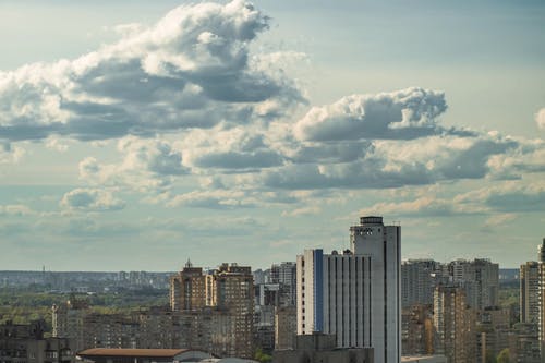 有关城市, 多云的, 天空的免费素材视频